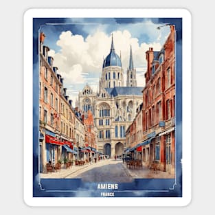 Amiens France Vintage Travel Poster Tourism Magnet